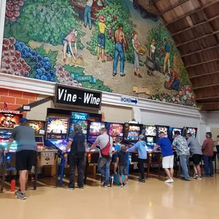 Pinball machines (free play at event)