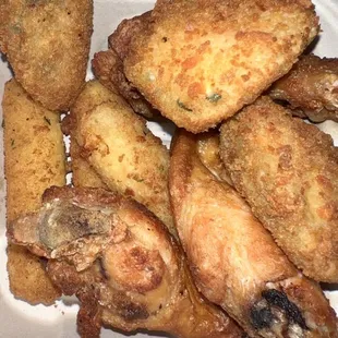 Fried Combo Platter   @hybrideater