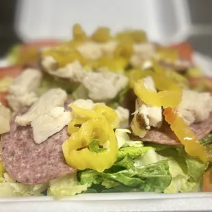 Chicken antipasto salad