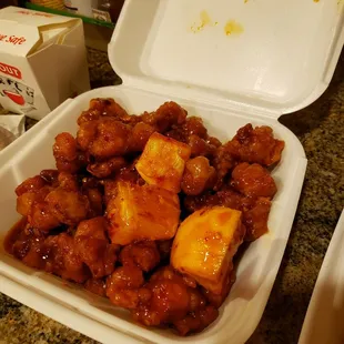 Orange chicken