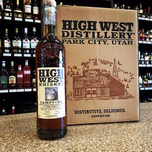 a bottle of high west distillery park city utah