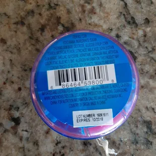 Expired item. I wasn't able to check when I was in the store.