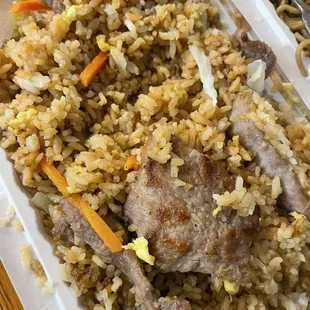 Beef fried rice