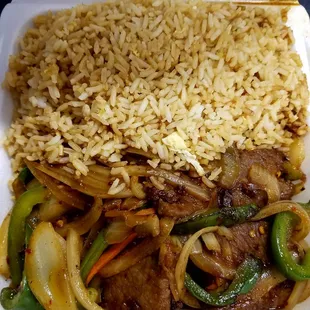 Mongolian Beef lunch