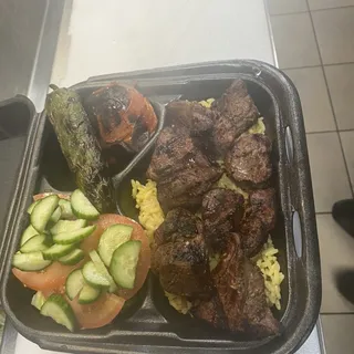 Beef Kabob Plate(file mignon)
