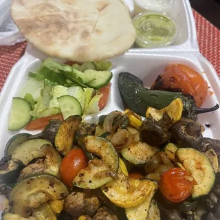 Vegetarian Mixed Grill Plate