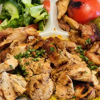 Chicken Kabob and Chicken Shawarma