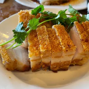 Roasted crispy pork