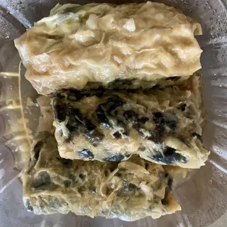 S08 / Steamed Bean Curd Skin Roll with Pork & Shrimp