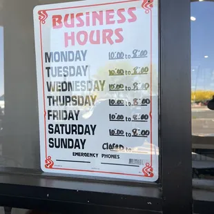 Hours to come and check this place out!