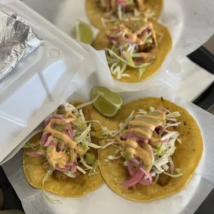 Fish Tacos Shrimp Tacos