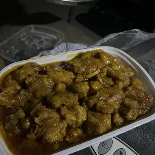 Orange chicken