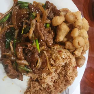 Mongolian beef combo