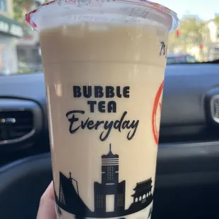 Jasmine Milk Tea w boba.