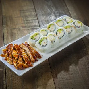 food, sushi and sashimi