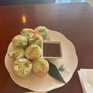 Fresh Shrimp Spring Rolls