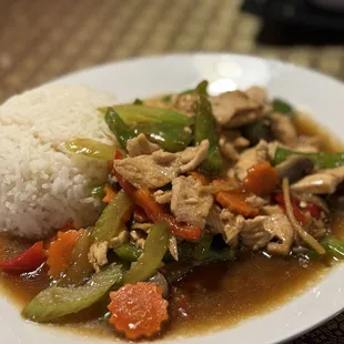 Ginger chicken
