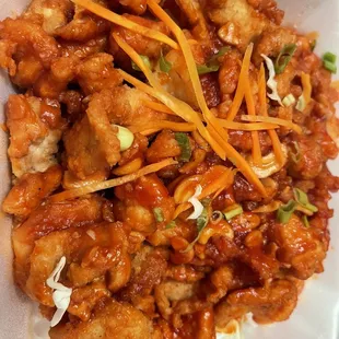 Thai combo special. It has chicken and shrimp