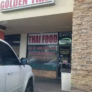 Front of store