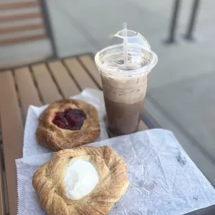Amazing coffee and danishes!