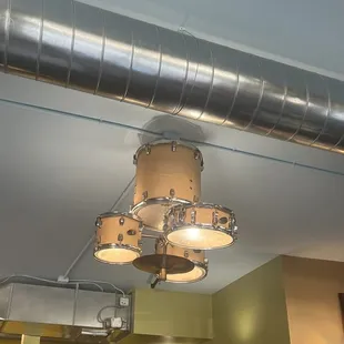 a ceiling light fixture