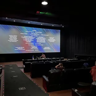 Theater 1. Large screen. Comfortable seats. However, not as many seats as Rivoli's theaters.