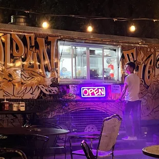 Exterior of food truck
