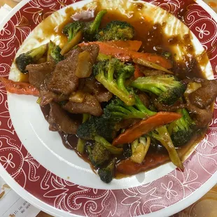 Beef with broccoli