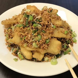 Crispy Garlic Eggplant