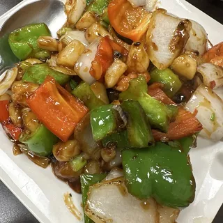Scallops W/ Black Bean Sauce