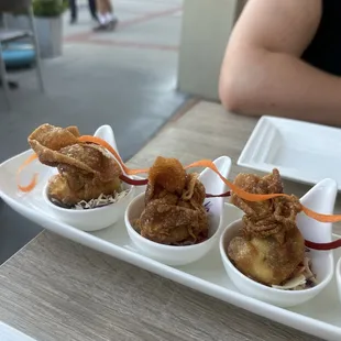 5 Piece Crab-Cream-Cheese Avocado Wontons