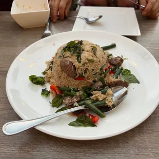 Spicy basil fried rice