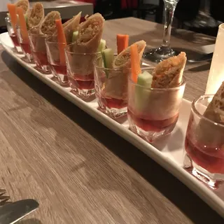 Fried Taro and Vegetable Roll