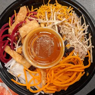 Golden sweet salad.  We also tried the golden five spice squid.  Both excellent choices.