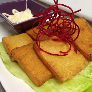 Fried Burmese Tofu