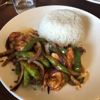 Thai Asparagus Shrimp Lunch Special