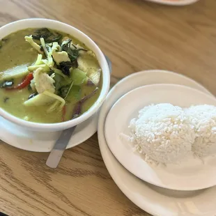 #38 GREEN CURRY with chicken