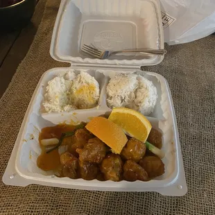 orange chicken