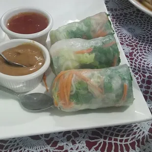 Fresh rolls.  Not bad