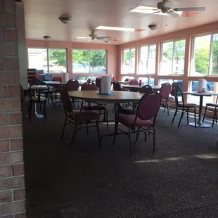Covered patio.