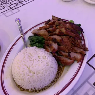Barbeque Roasted Pork Over Rice