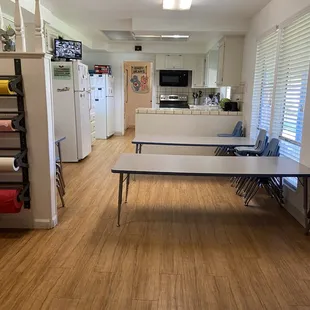 Kitchen and dining area
