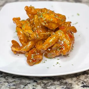 Boom Boom Shrooms- With our homemade plant based sweet chili glaze!