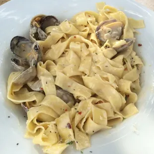 Alla Vongole w fettuccini