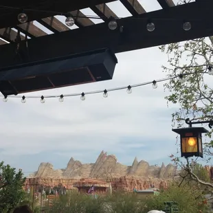 beautiful view of Cars Land