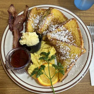 French toast, breakfast menu