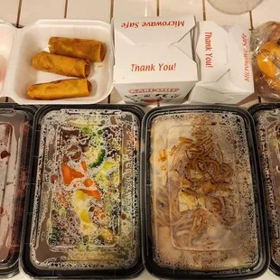 Family dinner for 4.