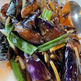 Szechuan Eggplant Lunch