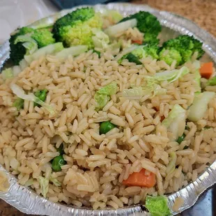Vegetable fried rice