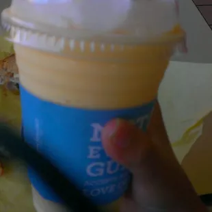 Pinapple and coconut smoothie